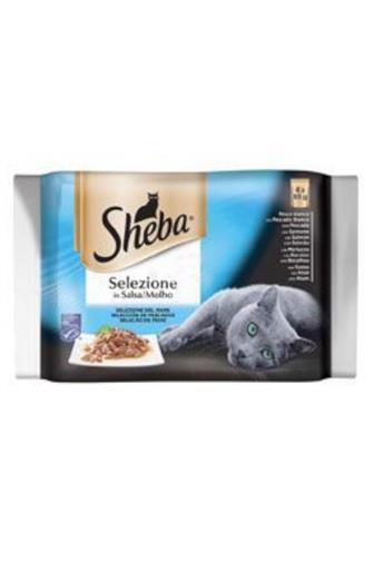 Sheba Selection rybí výběr ve šťávě 4 x 85¸g