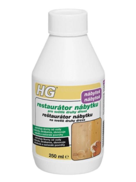 HG Restaurátor nábytku pro světlé druhy dřeva 250 ml