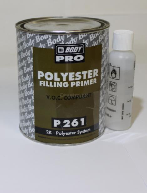 HB Body P261 2K polyesterový tmel set 1l