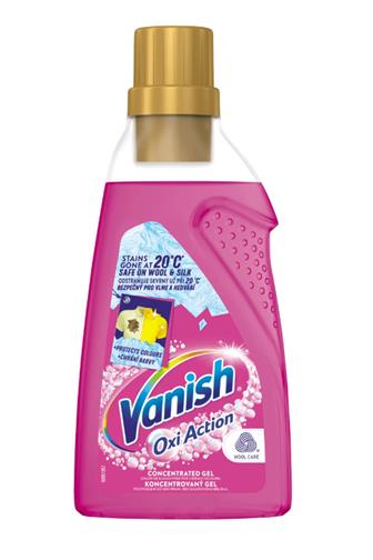 Vanish Oxi action gelový odstranovač skvrn (růžový) 750 ml