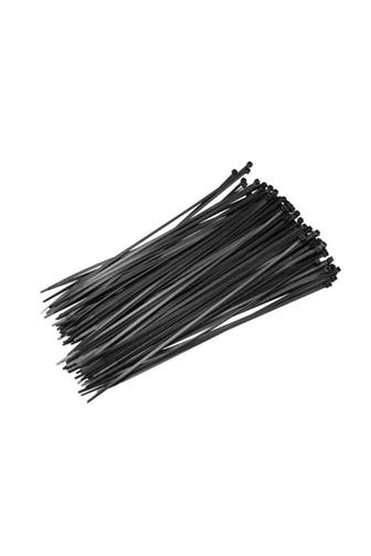Vázací pásky černé 30 cm x 4.8 mm 50 ks