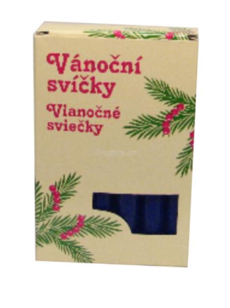 Vánoční svíčky mix barev 12ks