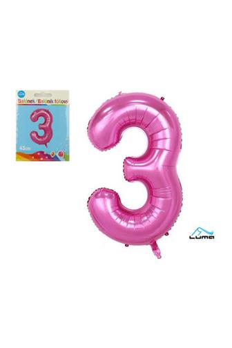 Balónek fóliový růžový 43cm č.3