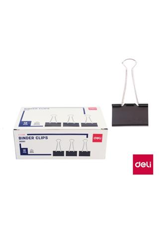 Deli Binder clip E9546A 15 mm 12 ks