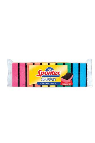 Spontex houbičky na nádobí colors 10 ks