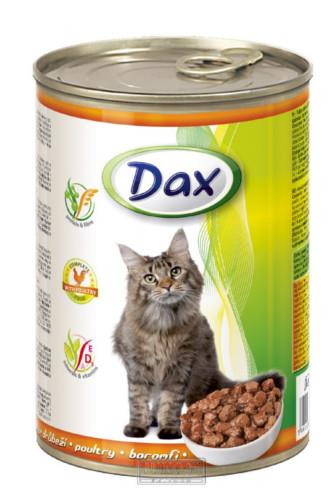 Dax drůbeží krmivo pro kočky 415g