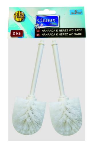 WC štětka náhrada Clanax 2ks