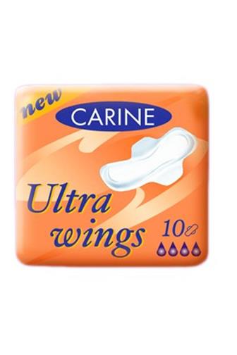 Carin Ultra Wings hygienické vložky s křidélky10 ks