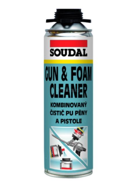 Soudal čistič PU pěny závit 500 ml