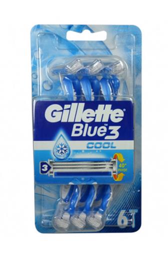 Gillette Blue3 Cool holítka 6 Ks