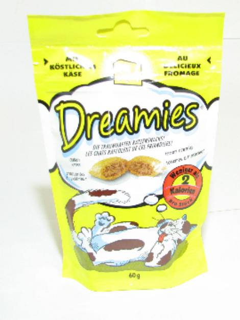 Dreamies polštářky se sýrem 60g