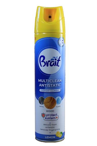 Brait leštěnka Multi antistatic lemon 300 ml