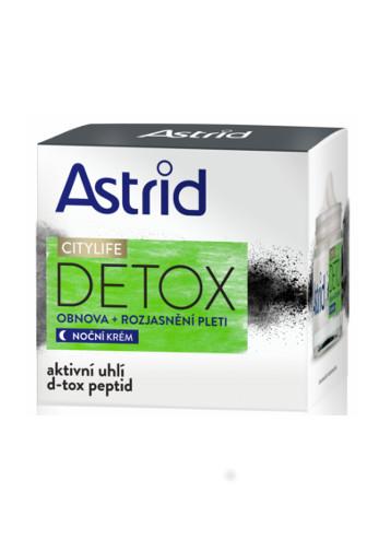 Astrid Detox obnova+rozjas.pleti noční krém 50ml