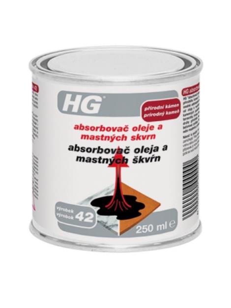 HG absorbovač oleje a mastných skvrn 250 ml