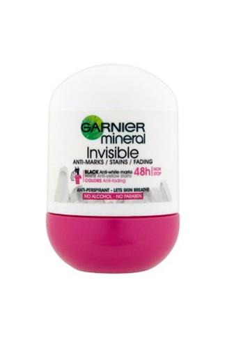 Garnier Mineral roll-on Invisible black & white AP 48h 50 ml