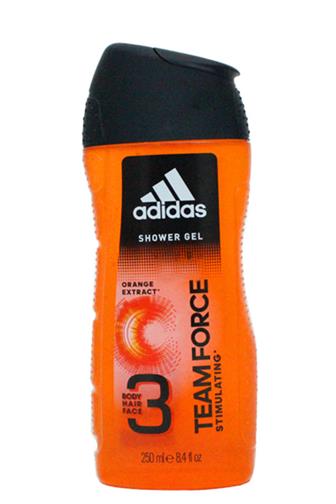 Adidas 3v1 Men Team Force orange sprchový gel 250 ml