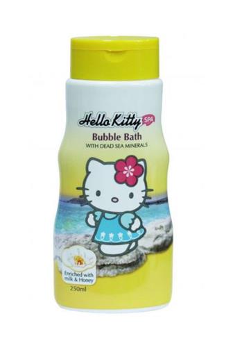 Hello Kitty koupelová pěna s výtažky z mrtvého moře milk & honey 250 ml