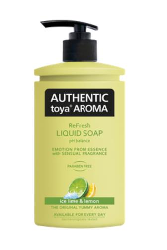 Authentic ice lime & lemon tekuté mýdlo s dávkovačem 400 ml 