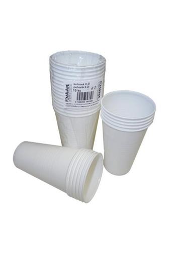 Kelímek PP 0,3 l 15 ks