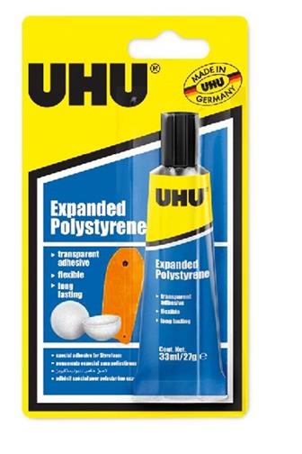 UHU Expanded Polystyrene lepidlo na polystyren 33 ml