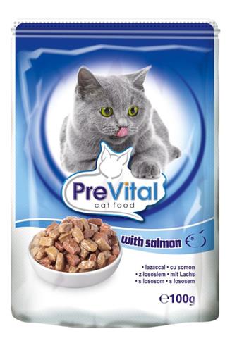 PreVital Cat s lososem kapsička 100 g