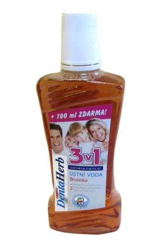 DentaHerb 3v1 Brusinka ústní voda 500ml