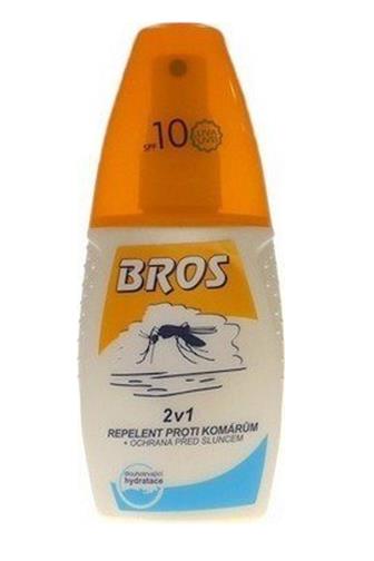 Bros repelent proti komárům 2v1+ ochr. před sluncem 50 ml 