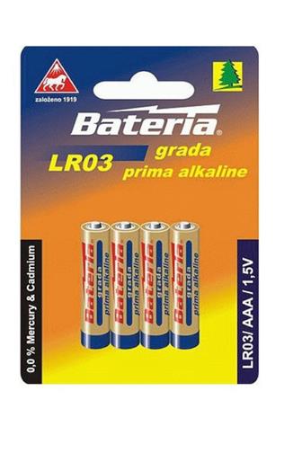 Baterie tužková Grada alkalická AAA LR03 1,5V 4 ks