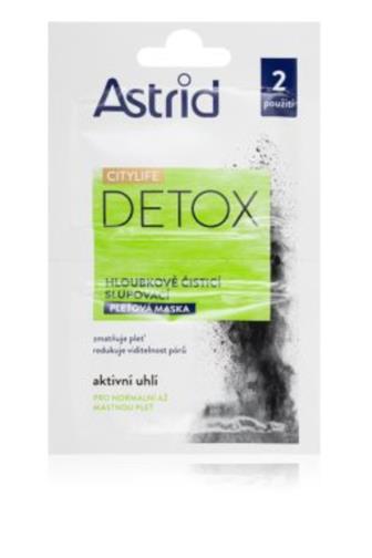 Astrid maska slupovací Citylife detox 2 x 8 ml