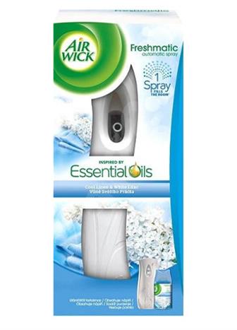 Air Wick Freshmatic difuzér+náplň vůně prádla a bílá lilie 250 ml