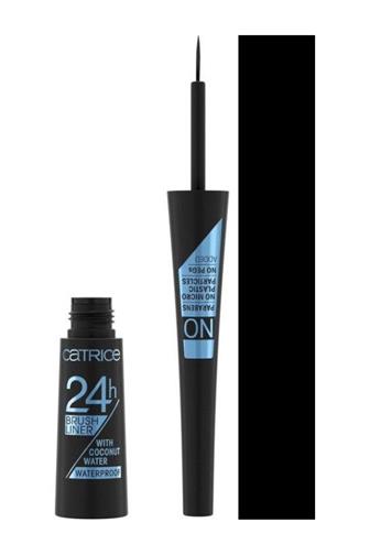 Catrice 24h Brush Liner Waterproof tekuté oční linky 010 Ultra Black Waterproof 3 ml