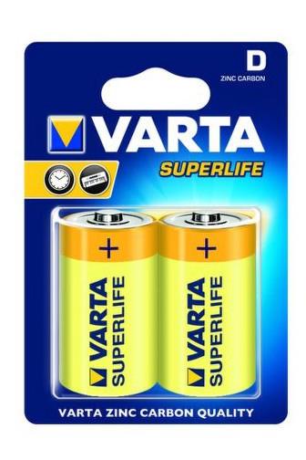 Varta SuperLife 2020 mono velké D 2ks 1.5V
