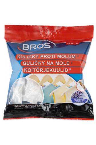 Bros kuličky proti molům levandule 20 ks