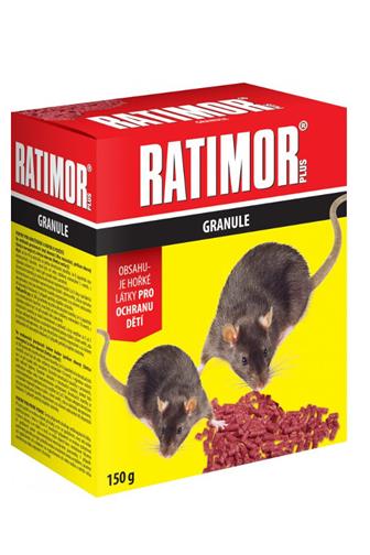 Ratimor Plus Broromadiolon granule nástraha na hlodavce 150 g