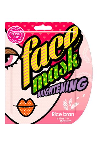 Bling Pop Rice Bran pleťová maska rozjasňující 25 ml