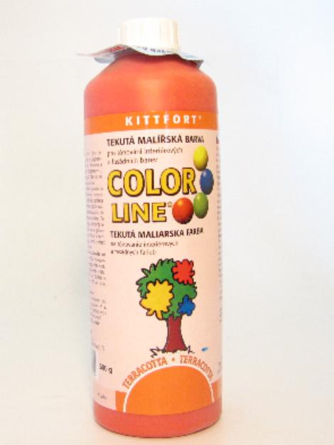 Kittfort Color Line tekutá tónovací a malířská barva 13 terracotta 500g