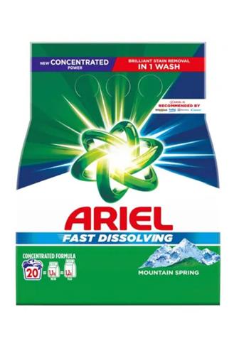 Ariel Mountain Spring  prací prášek 20 dávek 1,1 kg