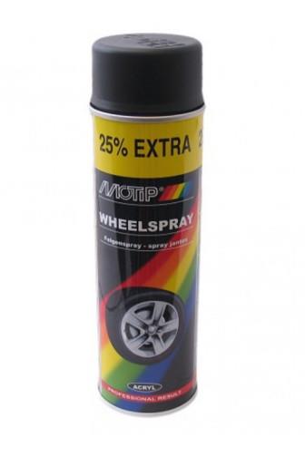 Motip lak na disky kol černá mat 4019 500 ml