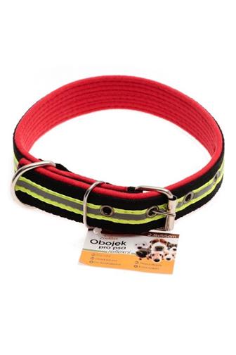 Obojek pro psa reflexní 55 cm
