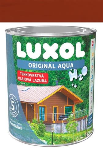 Akzo Nobel Luxol Aqua tenkovrstvá olejová lazura mahagon 0,75 l