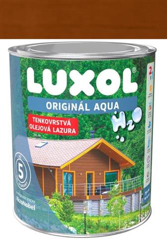 Akzo Nobel Luxol Aqua tenkovrstvá olejová lazura tmavý dub 2,5 l