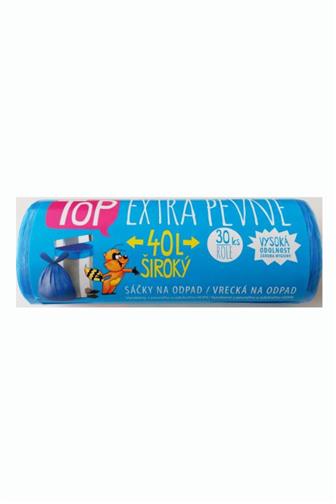 TOP Pytle na odpad extra pevné 30ks 40l 