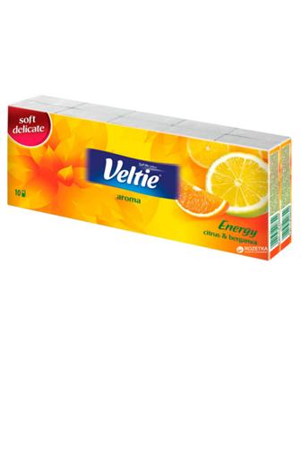 Veltie kapesníčky Energy citrus & bergamot 10 x 10 ks