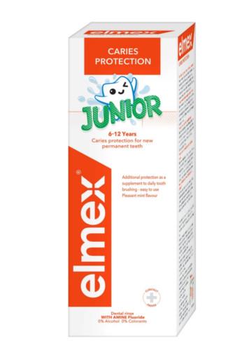 Elmex Junior ústní voda 6-12let 400 ml