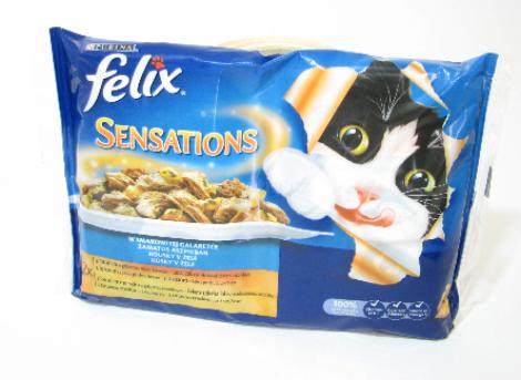 Felix Sensations mix 2x losos + 2x treska 100 g