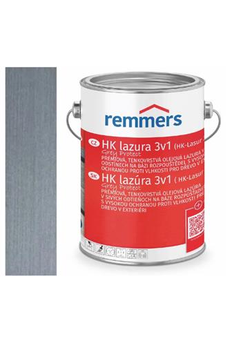 Remmers HK Lazura 3v1 tenkovrstvá olejová lazura Grey protect platingrau 0,75 l