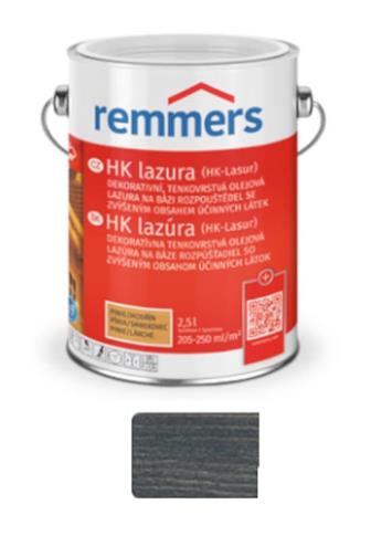 Remmers HK lazura 3v1 [plus] antracitově šedá 2,5 l 