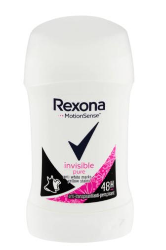 Rexona stick Invisible Pure antiperspirant 48h. 40 ml