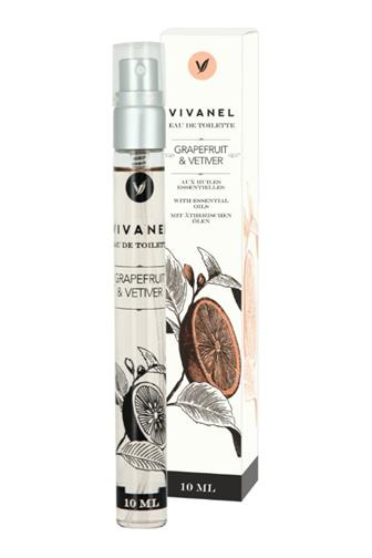 Vivian Grey Vivanel Grapefruit & Vetiver Luxusní toaletní voda s esenciálními oleji dámská 10 ml