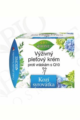 Bione Cosemtics BIO Kozí Syrovátka Výživný krém proti vráskám Q10 51 ml